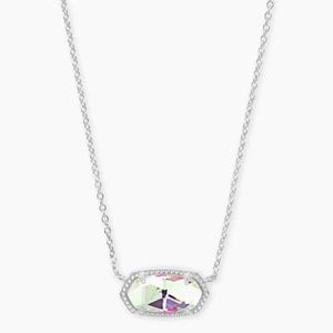 Kendra Scott dichroic glass alisa necklace